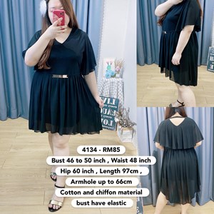 4134 * Ready Stock * Bust 46 to 50inch /117 - 127cm