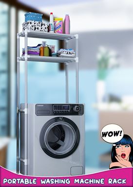 PORTABLE WASHING MACHINE RACK