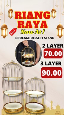 BIRDCAGE DESSERT STAND