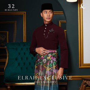 BAJU MELAYU ULTIMATE 2.0 (BURGANDY) C32