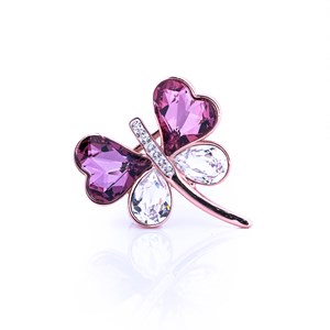 Brooch Libelle Amethyst