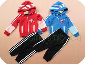 💖. D4311 ADIDAS RED TRACKSUIT SET  ( SIZE 90 & 100 )