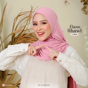 ELANE SHAWL - VELVET PINK (NORMAL PRICE)