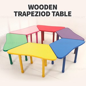 WOODEN TRAPEZOID TABLE ETA 25/3/2025