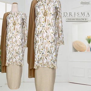 KURUNG DRISMA CREAM YELLOW (B)
