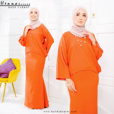 HENNA KURUNG DEEP CARROT