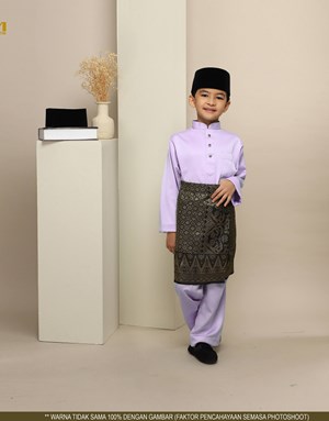 BAJU MELAYU MUHAMMAD JUNIOR K30 SOFT PURPLE