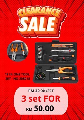18 IN ONE TOOL SET - NO.208018