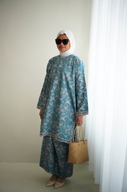 SERI ANGGUN KURUNG ( SA Dusty Teal )