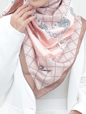 BAWAL SATIN LUXE FLAMINGO ( A )