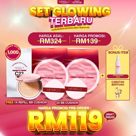 SET GLOWING TERBARU RM 119