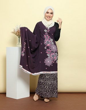 BATIK TIARAZ LIA 01 in Plum