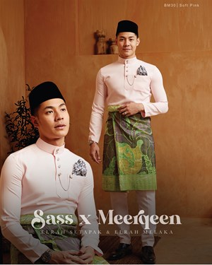 BAJU MELAYU MAGNIFICENT 4.0 (SOFT PINK) C30