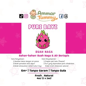 AMMAR TUMMY PUREE - BUAH NAGA