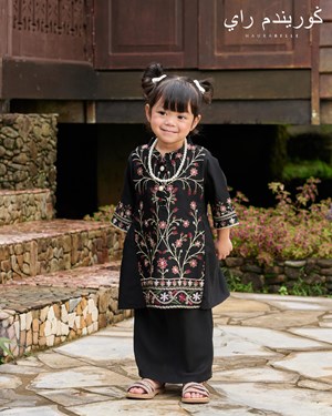MAHARANI KURUNG BABY - BLACK
