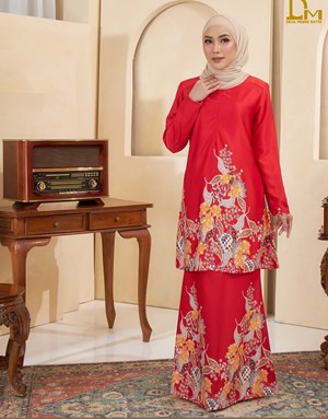 KURUNG MODERN ALANA PN14-3 in Red