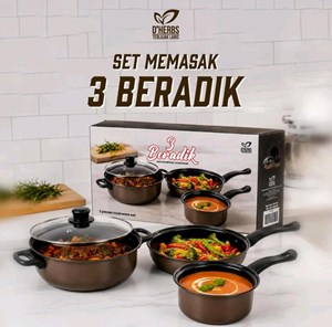 SET MEMASAK 3 BERADIK