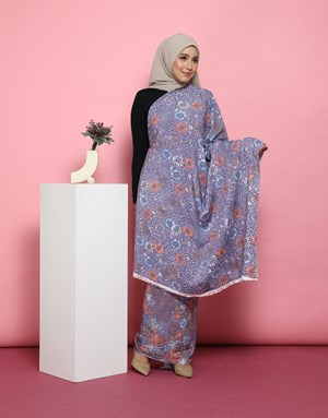 BATIK NAURA WAN 23 in Dusty Purple