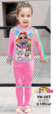 ©   SW207 LOL SWIMSUIT ( SIZE 2-8Y )