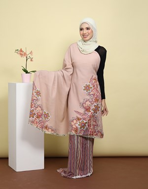 BATIK LUKIS MODEN LZ 32 in Light Brown