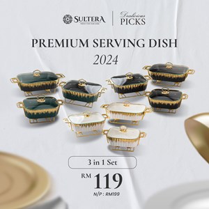 [2024] Serving Dish Shell 3-in-1 Set