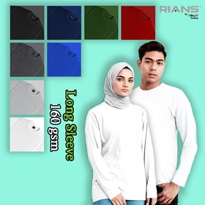 [RIANS] LONG SLEEVE COTTON 160GSM