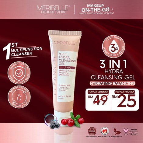 3 IN 1 HYDRA CLEANSING GEL