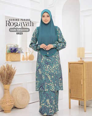 KURUNG ROGAYAH KR23 DARK TURQUOISE