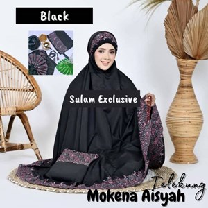 TELEKUNG MOKENA AISYAH WITH FREE BAG + TASBIH