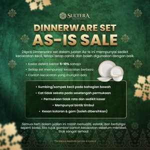 AS-IS Dinnerware Set - Songket Edition