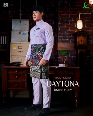 BAJU MELAYU DAYTONA (KATALOG PURPLE) *FREE SAMPIN BIASA
