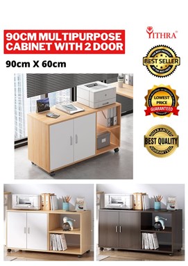 90CM MULTIPURPOSE CABINET WITH 2 DOOR