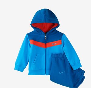 ©  D5809 NIKE LIGHT BLUE TRACKSUIT SET  ( SIZE 110 )