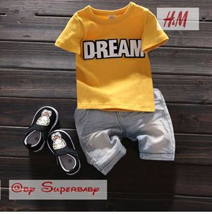 @  WS-201559-015  DREAM YELLOW 2pcs SET (  SIZE 6Y )