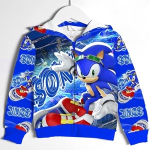 💖. JACKET SONIC  BLUE  ( SIZE 100 )