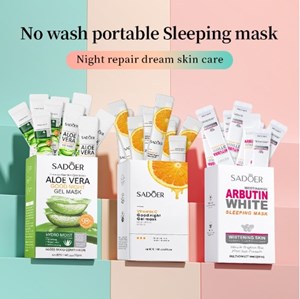 SADOER Good Night Gel Mask Fresh Orange Essence Sleeping Mask 4ml x 20pcs