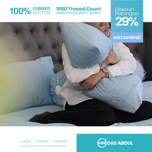 QUILT COVER SET : COTTON 1080TC(Queen)