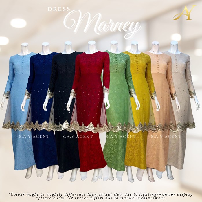 LG6809 DRESS MARNEY  AishahYusofCollection