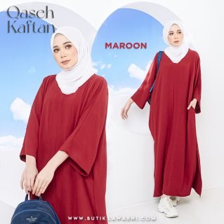 QASEH KAFTAN MAROON