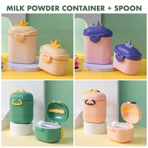 MILK POWDER CONTAINER + SPOON