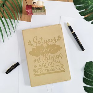 Leather-Lux 2 Tone Journal