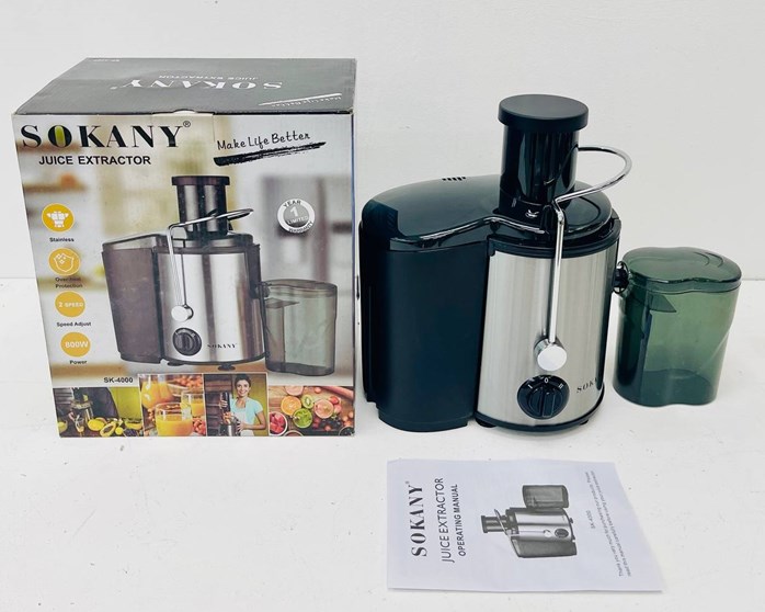 SOKANY S/S ELECTRIC JUICER EXTRACTOR (SK4000)