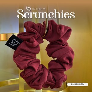 SCRUNCHIES - EMBER RED