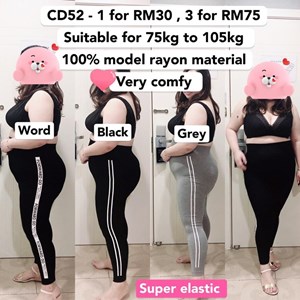 CD52 Ready Stock *Waist 90 to 125cm , Hip up to 140cm