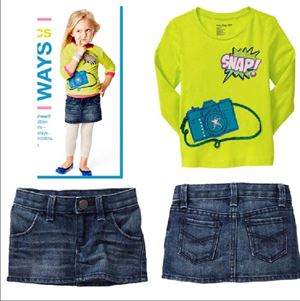 @  T3407  GIRL 2 IN 1 SET ( WAYS ). SIZE 3Y & 6Y