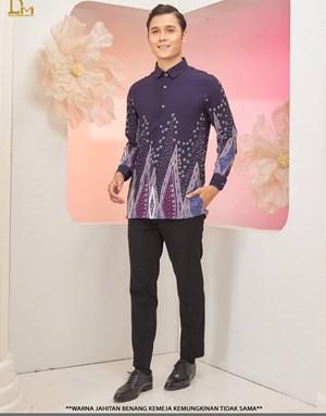 🔥[PROMO RM69] Couple Set Baju Kurung Airis & Kemeja Batik Luxe R4