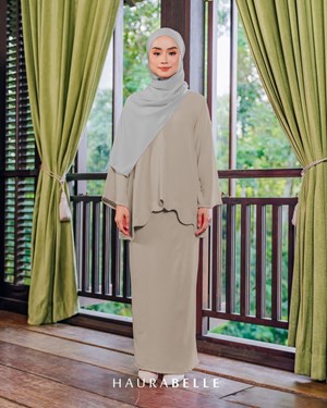 DINDA KURUNG - WARM GREY