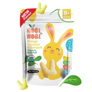 NN ORGANIC RICE PUFF - MANGO, COCONUT & SPINACH