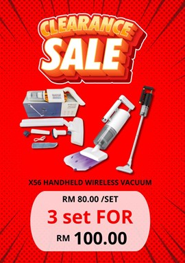 X56 HANDHELD WIRELESS VACUUM