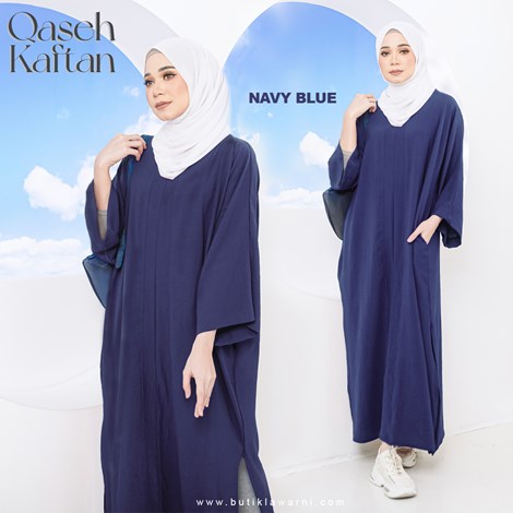 QASEH KAFTAN NAVY BLUE